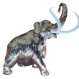 Статуэтка «Мамонт», керамика, Италия