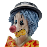 клоун с синими волосами керамика