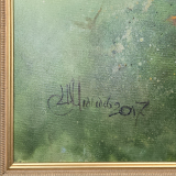 Философская картина маслом Южный ветер для интерьера