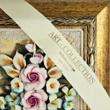 Картина 3D Arte Casa букет на стене в интерьере