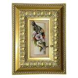 Объемная 3d картина с птицами из керамики 20х27