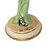 Мода 1917 года складки платья и туфли с каблуком