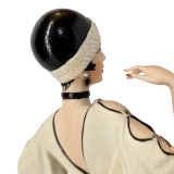 Детали росписи статуэтки Дама мода 1918 года