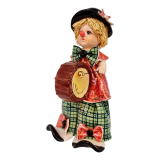 Итальянская керамика клоун с барабаном