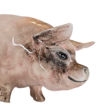 ручная роспись статуэтки свиньи Ahura