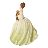 Статуэтка Елена в интерьере салатовый цвет фарфор Elite&Fabris 21 см