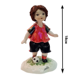 Статуэтка футболист красный с черным 18 см Zampiva Италия