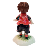 Подарок болельщику статуэтка футболист итальянская керамика