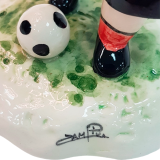 Статуэтка футболист Zampiva вид спереди ручная роспись