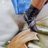 Ручная роспись Наполеон на коне фабрика Porcellane Principe