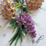 Детали роз и фактура керамики Capodimonte