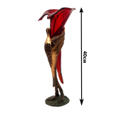 Скульптурная ваза Ибис 40 см Gilbert Kruft