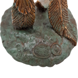 Лимитированная ваза Ибис номер 183 500 на темном фоне