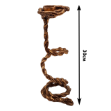 Итальянский бронзовый подсвечник ручная работа техника огненный воск