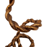 Премиальный подсвечник Бесконечность итальянское литье бронза