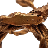 Редкий подсвечник из бронзы номер 7 лимитированной серии 500