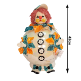 Статуэтка клоун копилка Zampiva 42 см вид спереди