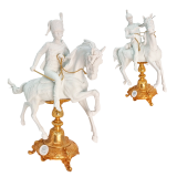 купить дорогую фарфоровую скульптуру пара