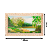 Интерьерная картина маслом 64х104