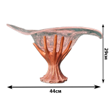 Ваза фруктовница Venturi Arte из бронзы и хрусталя