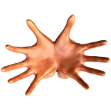 Бронзовое основание вазы Venturi Arte крупным планом