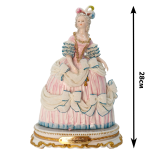 Подарочная фарфоровая скульптура Мария Антуанетта высота 28 см