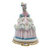 Статуэтка Мария Антуанетта с фарфоровым кружевом ручная работа