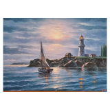 картина романтика ночи маслом