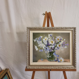 купить цветочную картину для интерьера