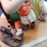 Коллекционная фарфоровая композиция врач стоматолог и пациент Capodimonte
