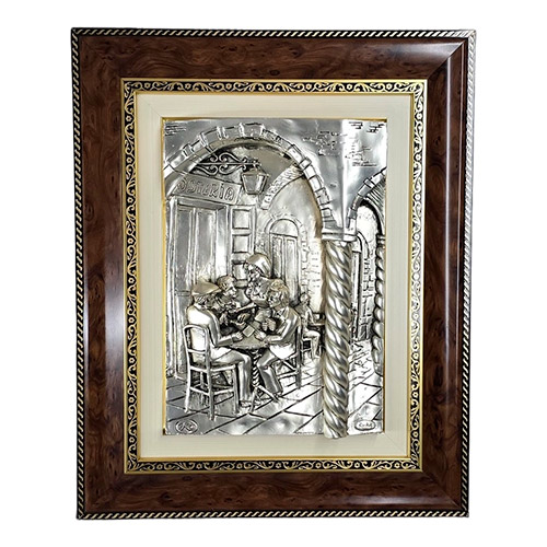 Картина 3D «Osterio (Таверна)»,серебрение, Arte Casa, Италия