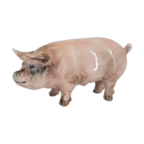 Статуэтка «Кабанчик», керамика, ручная роспись, Италия