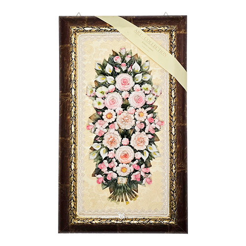 Панно «Букет вертикальный» 72х42 см — Итальянская ручная работа Arte Casa