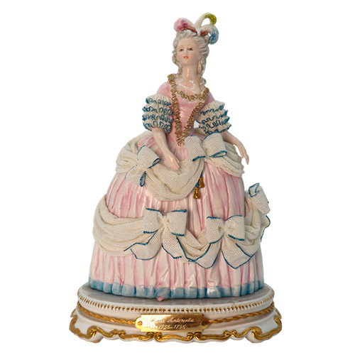 Скульптура «Мария Антуанетта», TICHE - магия фарфоровых кружев