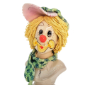 Скульптура «Бюст-клоун в берете», h17cm, серия «Весёлая керамика» от Lino Zampiva, Италия