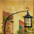 «Фонарь» – картина маслом на холсте 40×60 см, Григорьева Н.